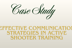 Effective Communication Strategies in Active Shooter Training written by Usman Zaavi