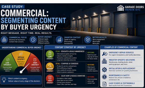 Commercial Segmenting Content by Buyer Urgency