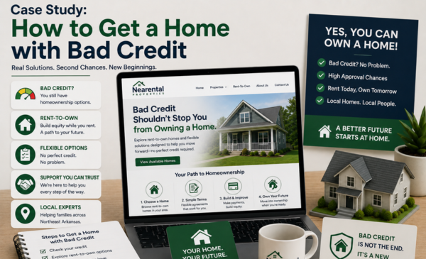 How to get a home with bad credit